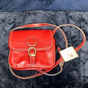 Small crossbody Italian leather